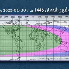 الخميس 30 -1-2025 بدايةُ شهر شعبان